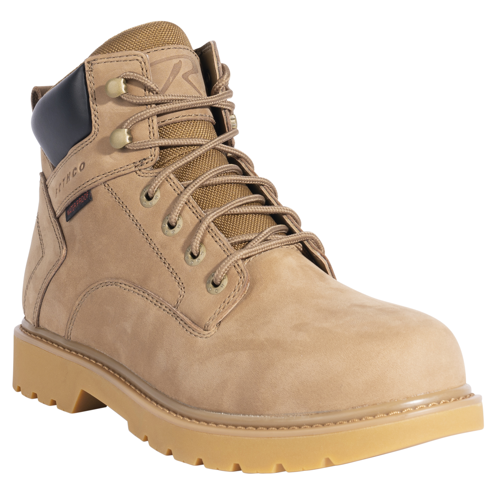 Men’s Tradesman 6 Inch Work Boot Waterproof Lightweight AR 670-1 Coyote Brown