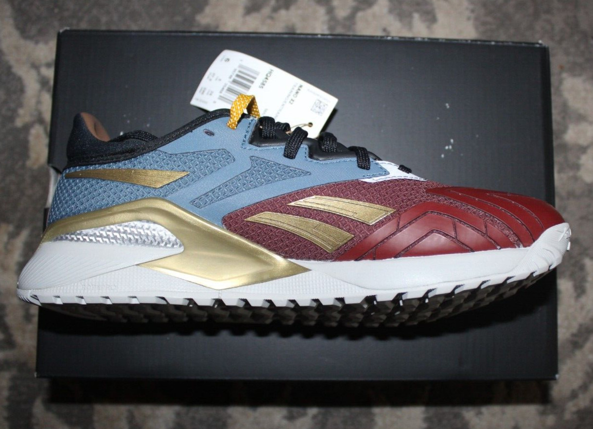 Reebok x DC Comics Nano X2 “Wonder Woman” HQ4585 Sneaker Mens Sz 9 NIB