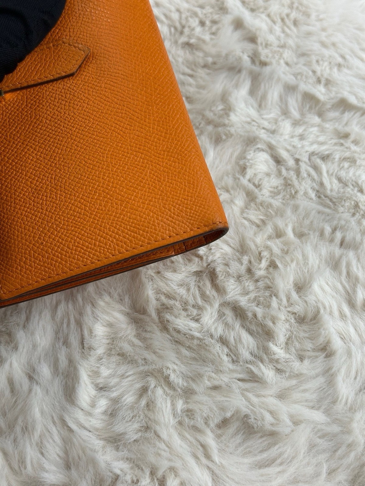 Hermes Pre-Owned Authentic Long Wallet Length 17 cm, width 1 cm, height 9 cm