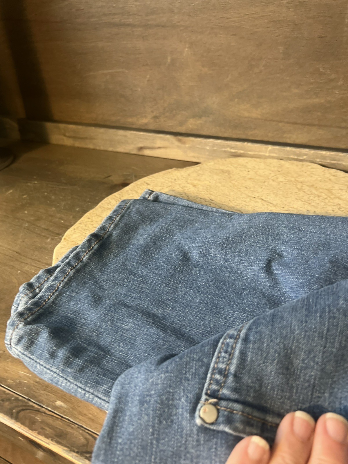 Gloria Vanderbilt Jeans Womens 12 Blue High Rise Capri Slimming Stretch Denim