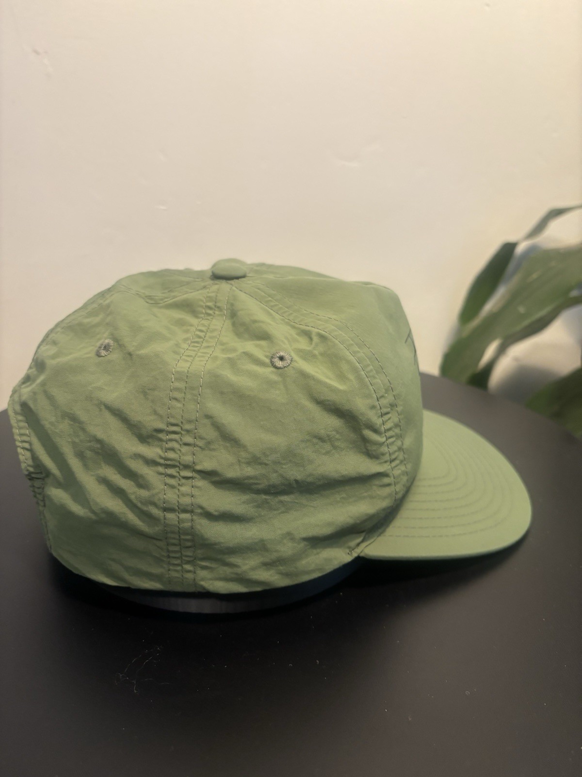 Dark Seas Division Hat Cap Snap Back Green Nylon/Poly Logo Mens Sample