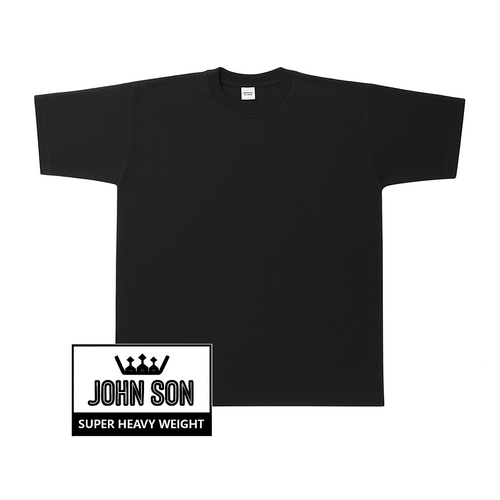 Plain T-shirts BULK Round Neck [JOHN SON] Super Heavy Weight [ S~7XL ] Big size
