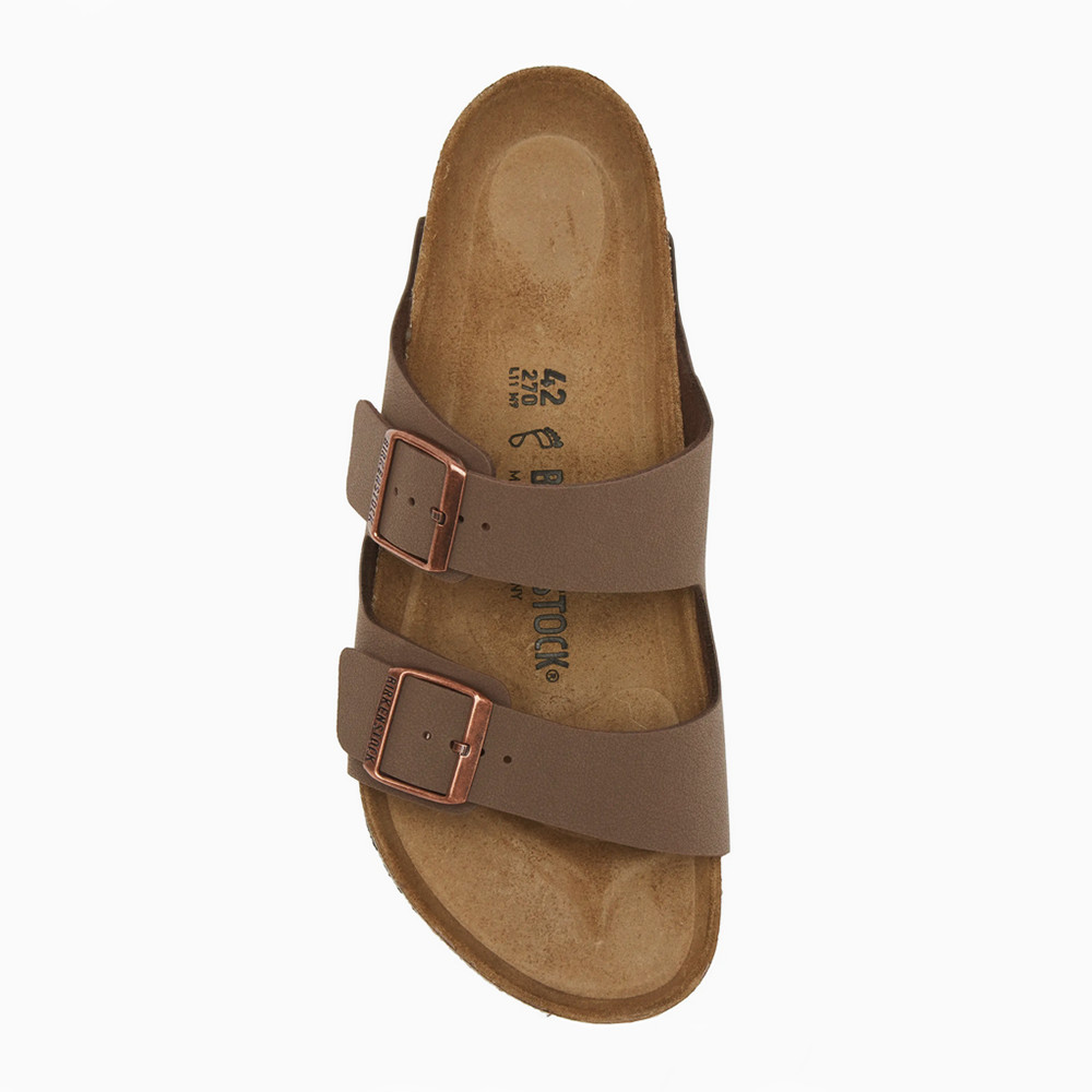 Birkenstock Arizona Birkibuc Mocha Cork Footbed Sandals Men’s Shoes Regular/Wide