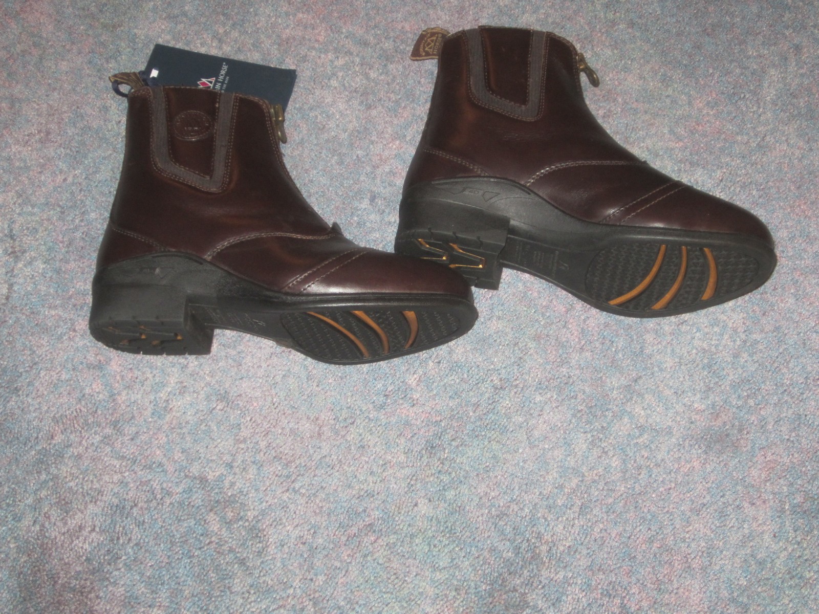 NIB Mountain Horse Aurora Zip Winter Paddock Boots – Womens 5, Brown