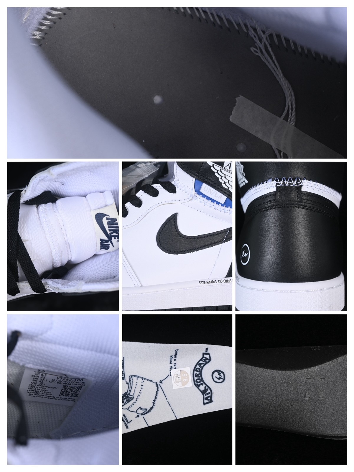 II7282-100 New Fragment Union AJ1 Retro High OG SP Men’s Size 4-13
