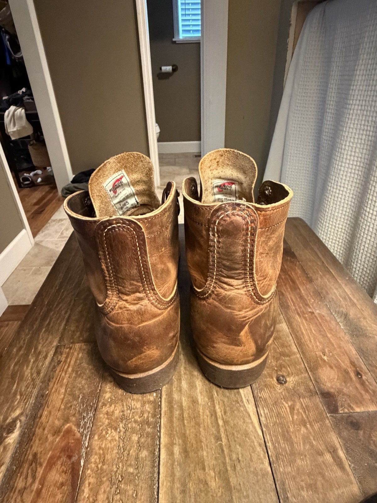 Red Wing Shoes Iron Ranger Heritage 8085 Men’s Copper Rough Tough Size 12