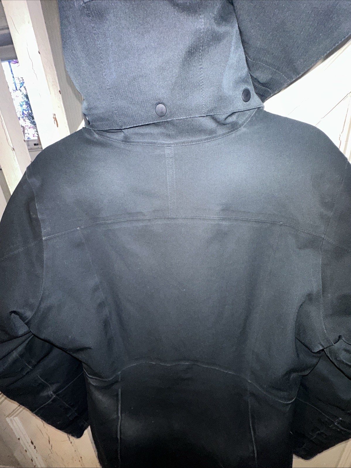 Patagonia 3-in-1 Tres Down Parka Jacket Womens Large BLACK Mint Condition