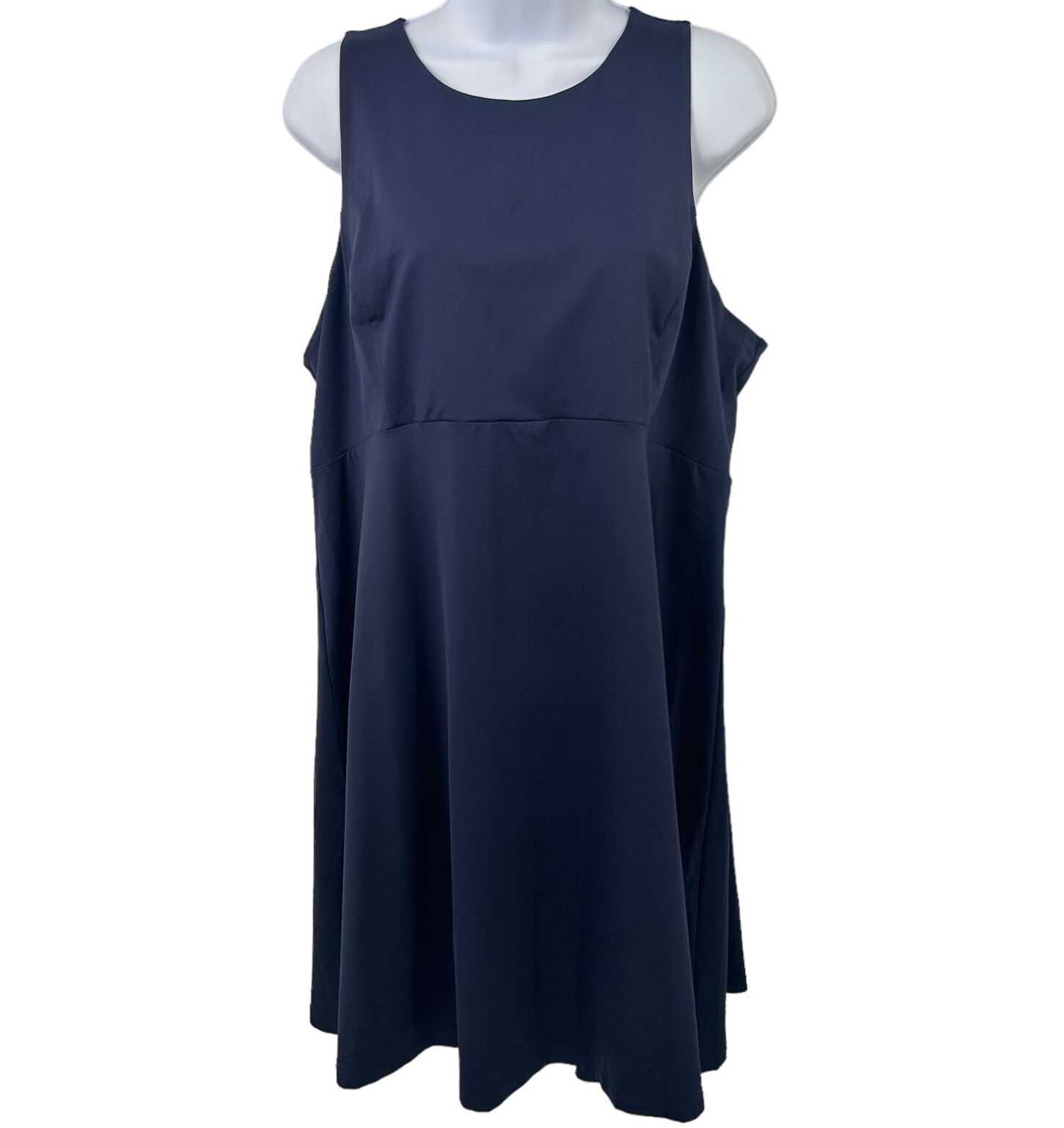 Ocean + Coast Dress Womens Size XL Troop Blue Outdoor Moisture Wicking UPF UV 30