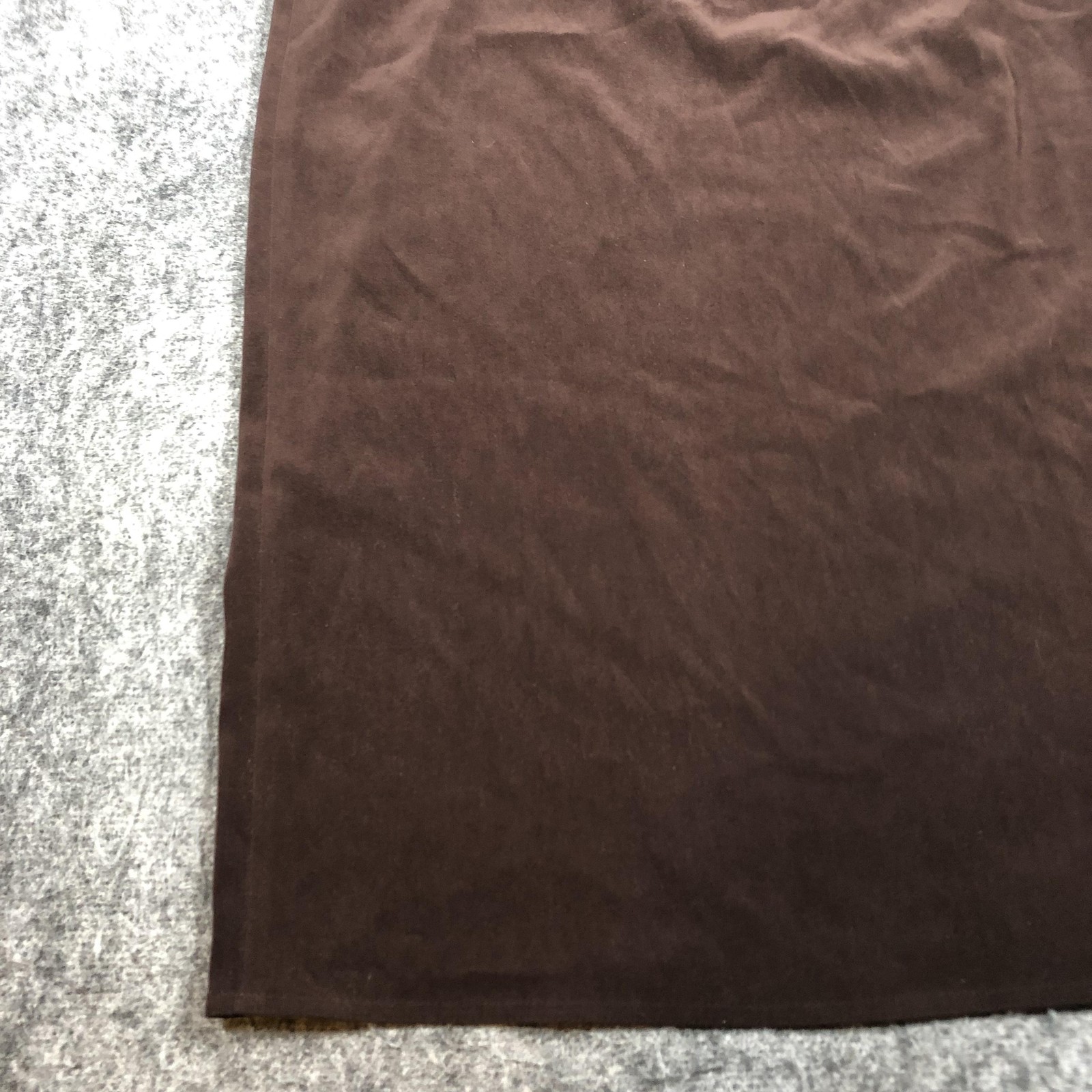 Talbots Skirt Womens 10 Brown Wrap Maxi Buckle Strap Stretch Workwear Career