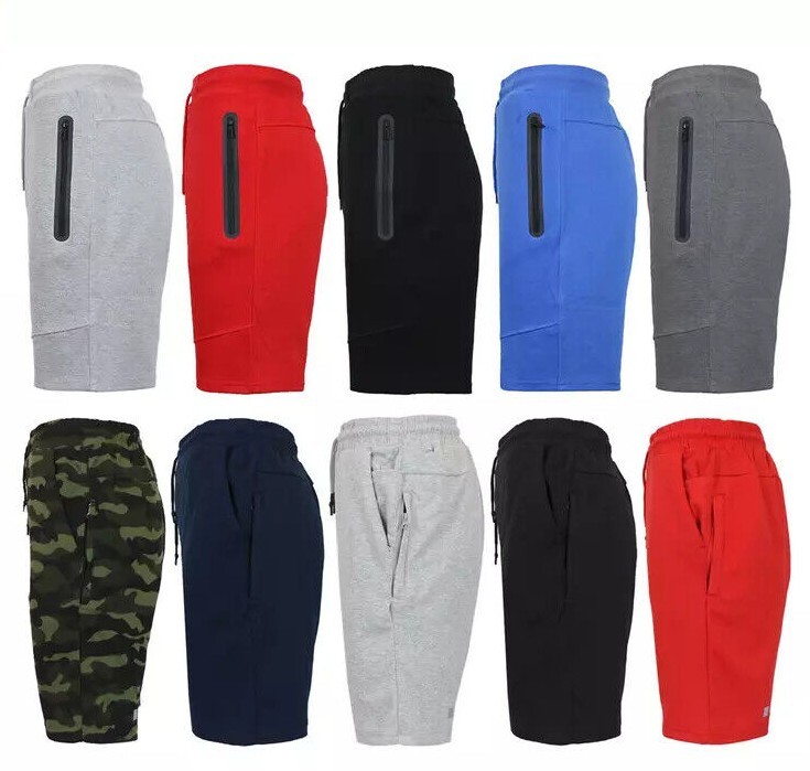 Men’s Soft Fleece Jogger Sweat Short W/ Zipper Pockets * Choose Color/Size * NWT