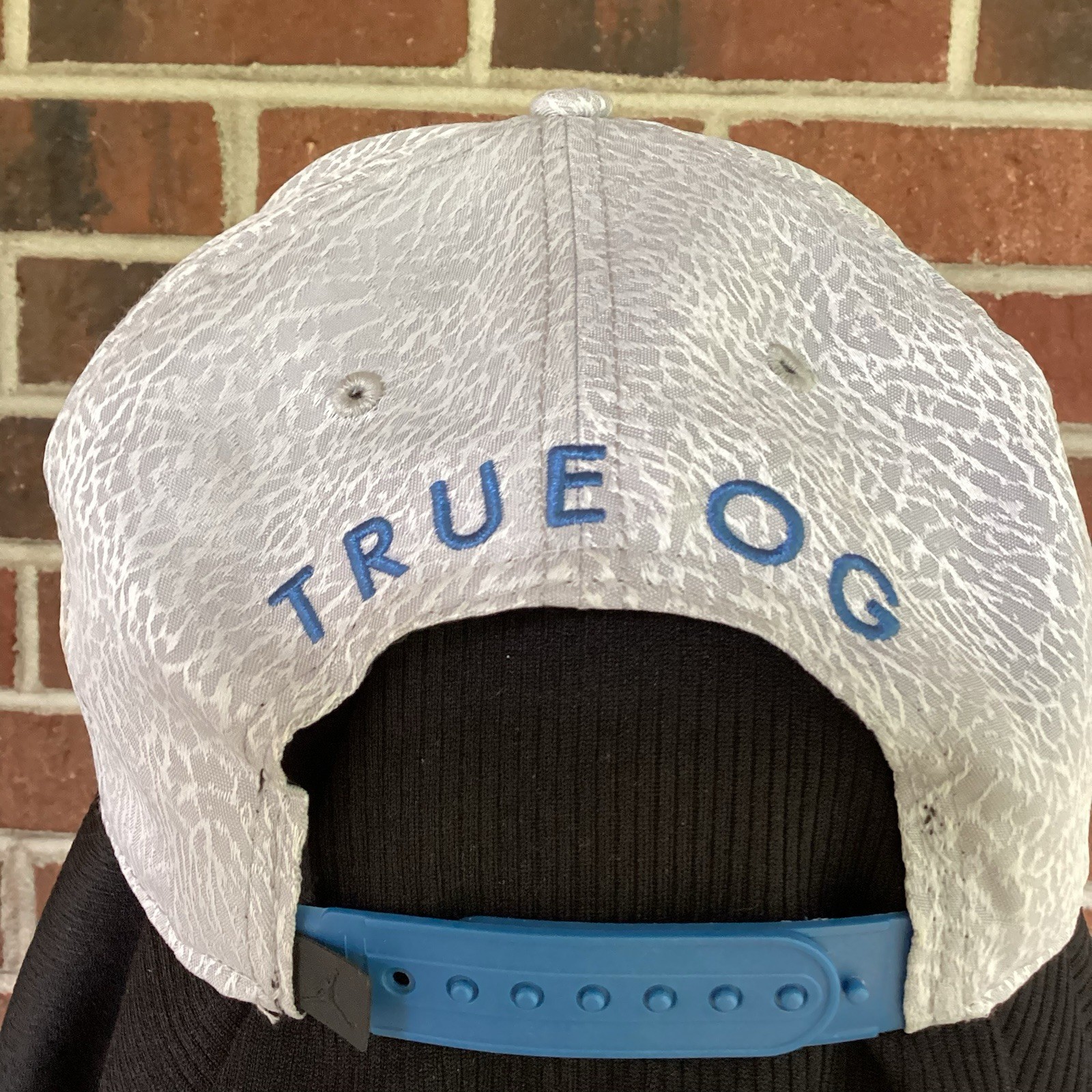 Air Jordon Jumpman Snapback Hat True OG Cement Elephant Gray New Without Tags