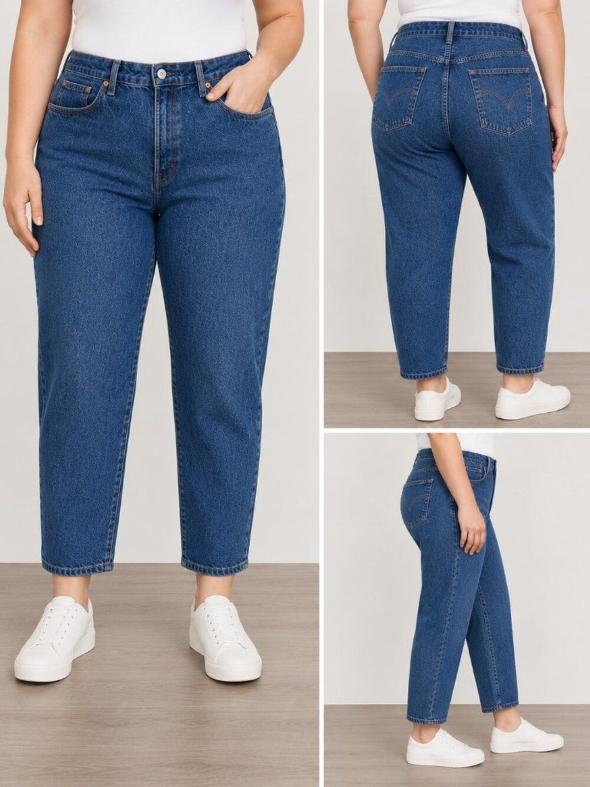 Levi’s Premium Ribcage Straight Ankle Jeans Women Blue High Rise Size 18 XS