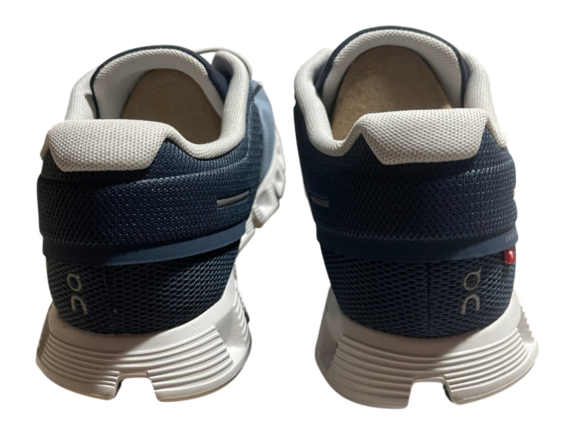 On Cloud 5 Fuse Running Shoes Men’s US 7 Storm Chambray Blue Gray Sneakers NEW