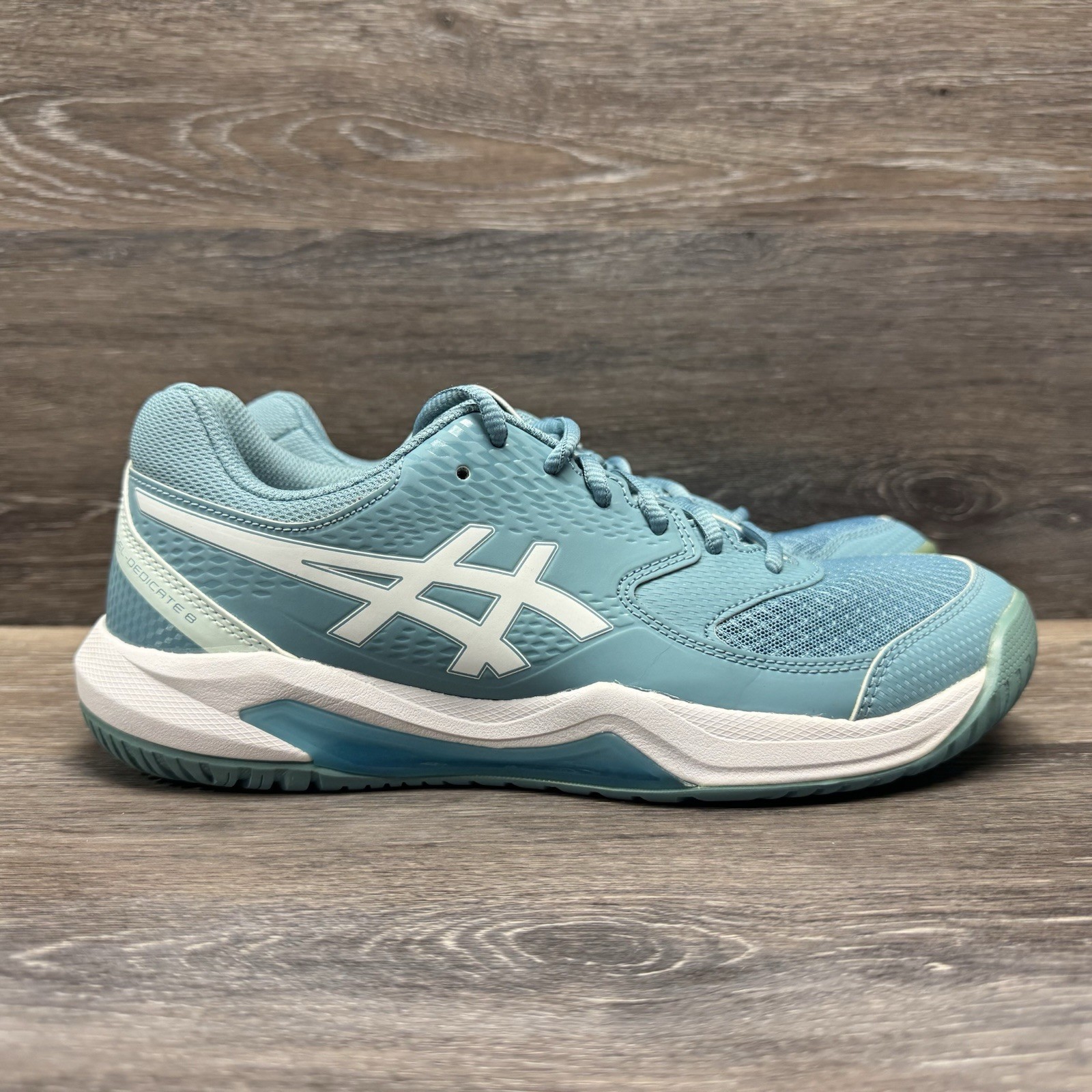Asics Gel Dedicate 8 Shoes Women’s Size 9 Pickleball Tennis Sneakers Blue FLAW