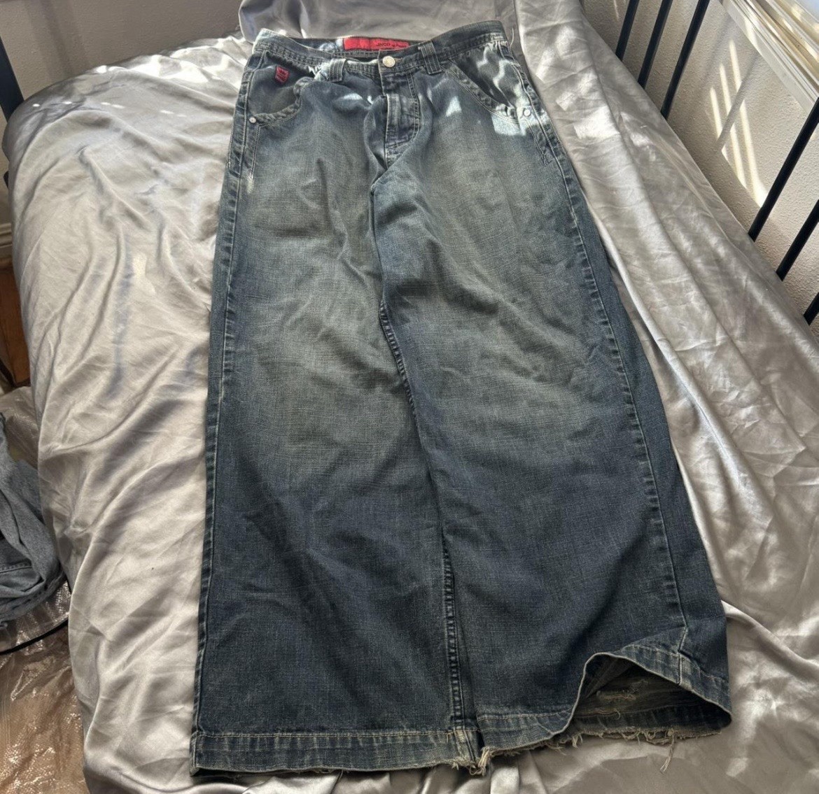 Vintage JNCO Jean Eagle Patch 34×32