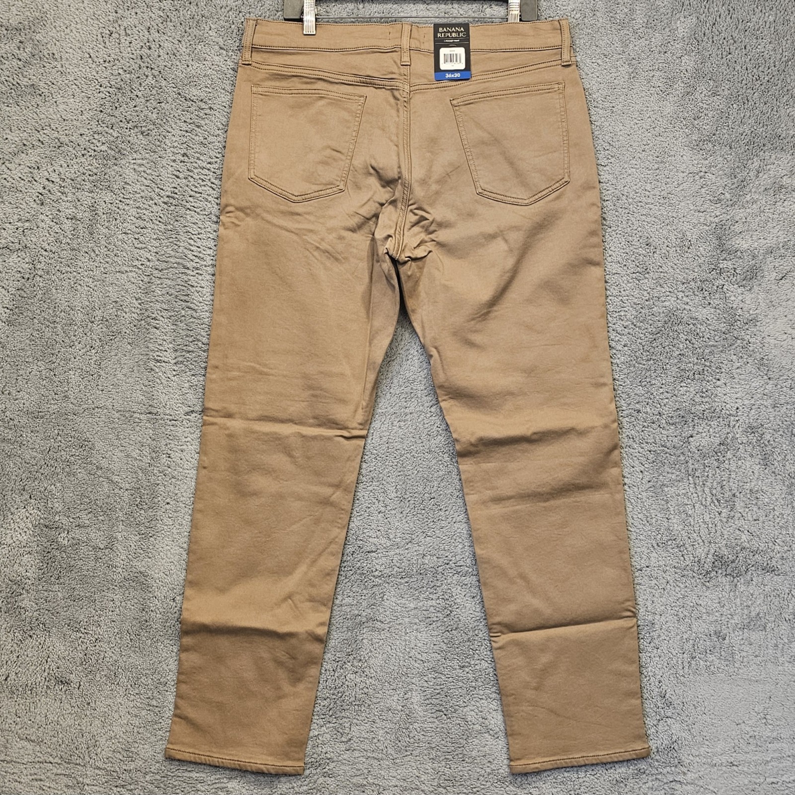 Banana Republic 5 Pocket Pants Slim Stretch Chinos Mens 36×30 Tan new