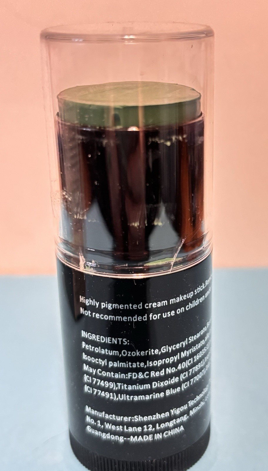 Go Ho Water-Based Green Body Paint Stick 1.06oz Halloween Adult Unisex One Size