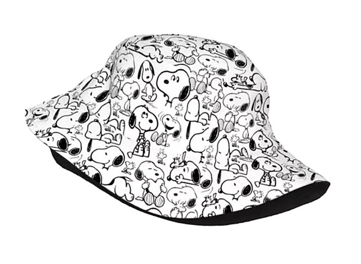 Snoopy All-Over Beagle Dog Print Bucket Hat