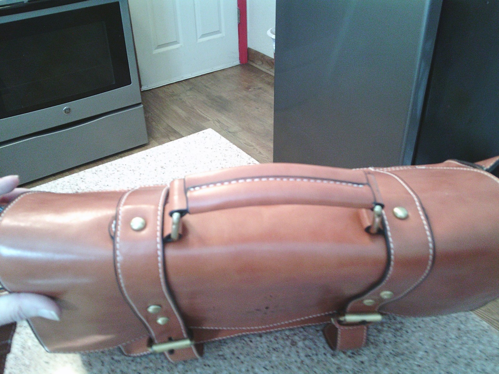 ECOSUSI VEGAN LEATHER VINTAGE BRIEFCASE
