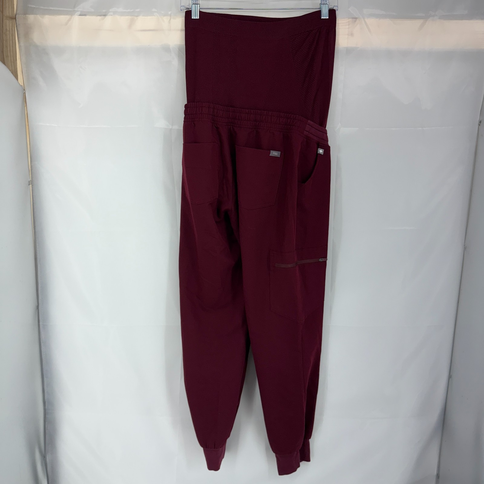 Figs Women Maternity SP Zamora Scrub Pant Maroon Red Doctor Nurse Tech Hospital