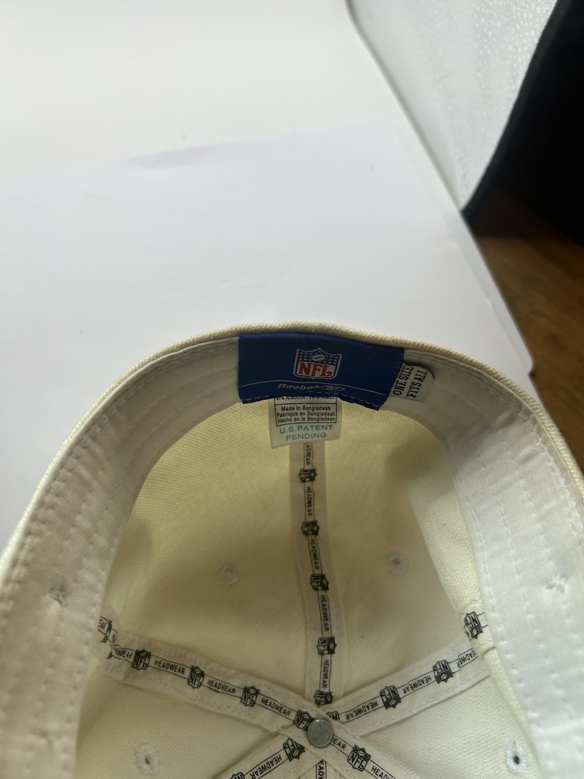 Reebok 2007 NY Giants Super Bowl XLII Flexfit One Size Cap Hat
