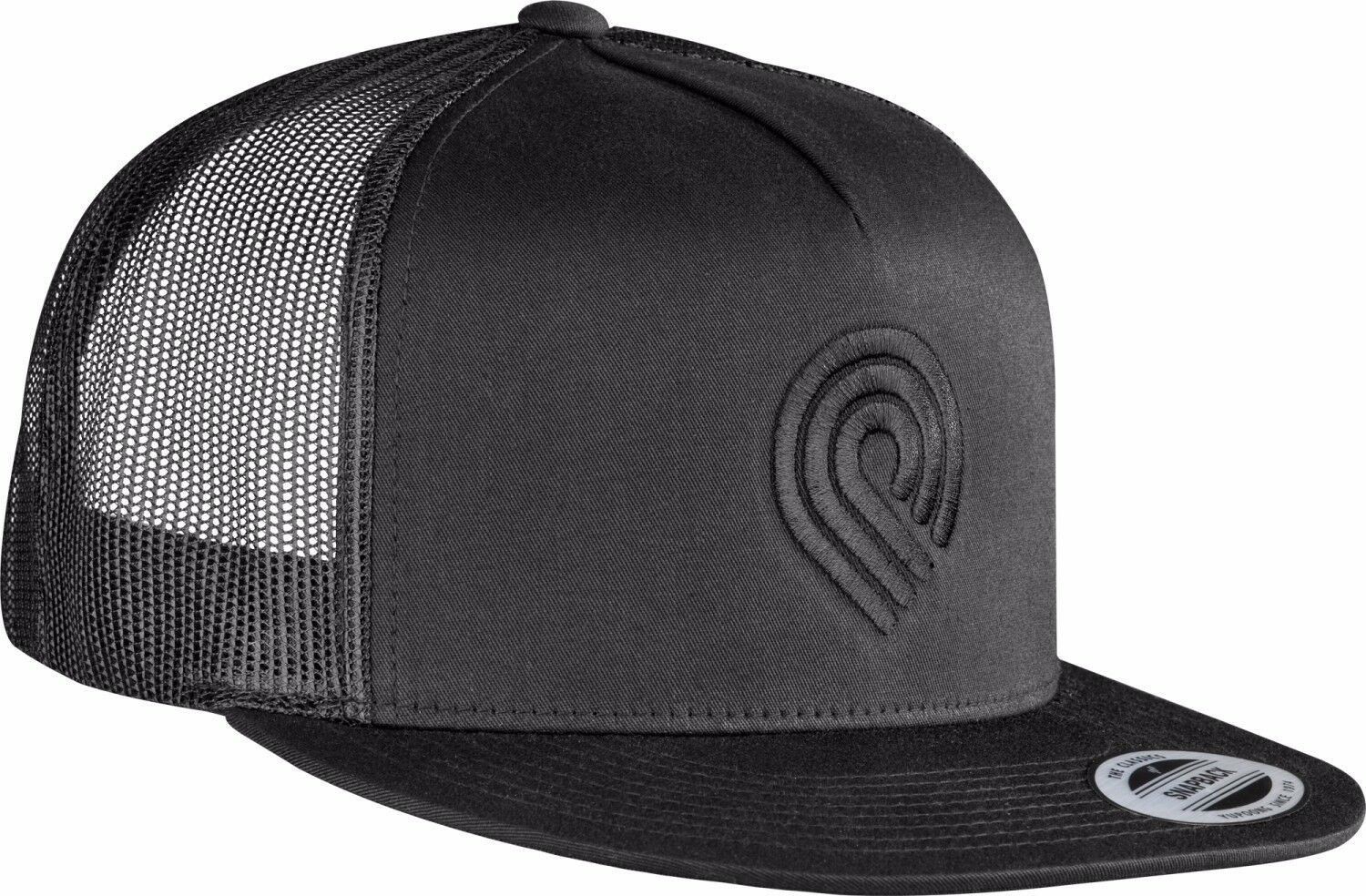 Powell Peralta TRIPLE P LOGO Skateboard Snapback Trucker Hat BLACK/BLACK