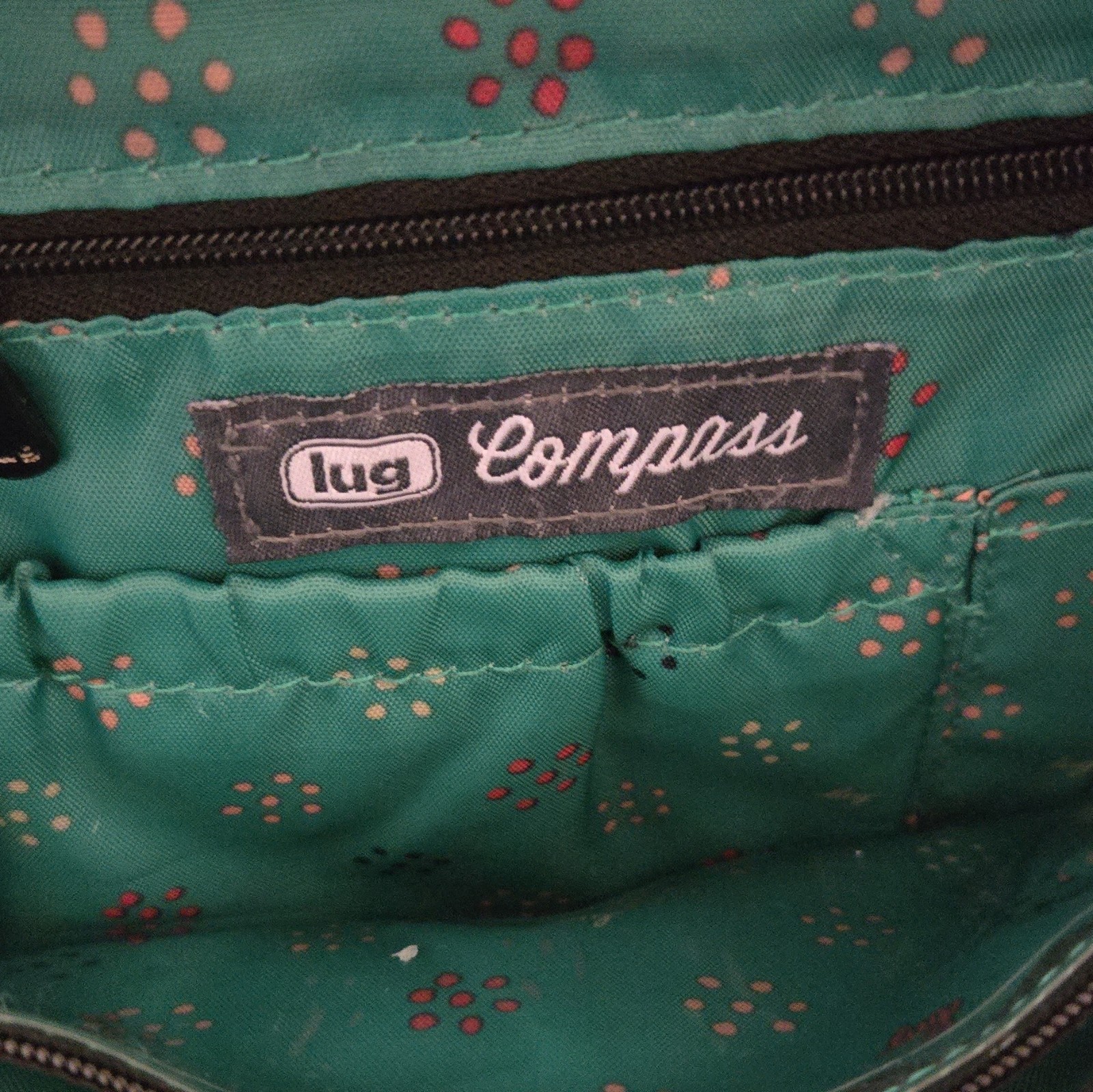Lug Compass Floral Quilted Backpack Multi-Zip w/ Crossbody Strap, Medium