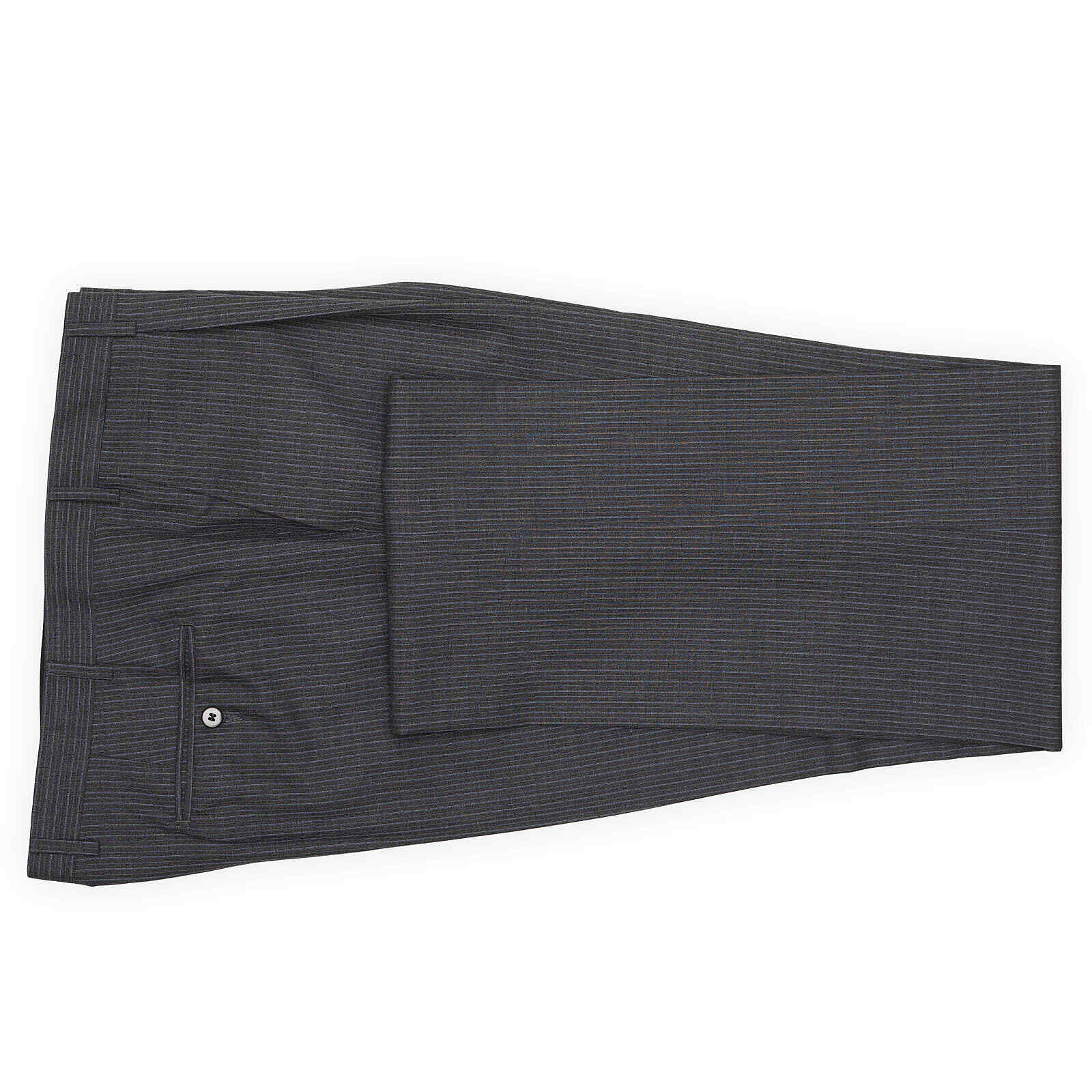 SARTORIA PARTENOPEA Gray Super 120’s Handmade Suit EU 58 NEW US 46