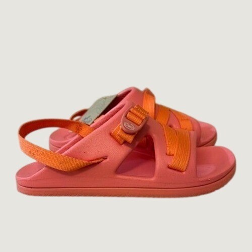Chaco Chillos Sport Kids Sandals Coral Pink Adjustable Strap JCH108363 Size 6Y