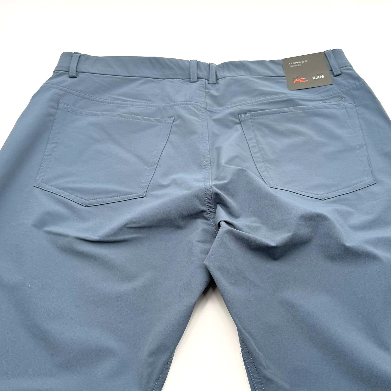 KJUS Ike Performance Golf Pants Tailored Fit 5 Pockets Steel Blue MG20-HO2