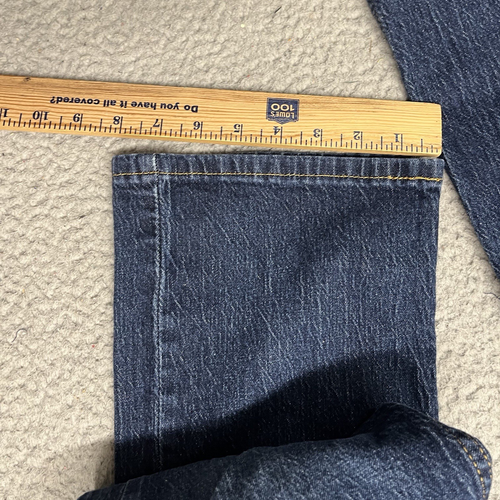 Levis 527 Jeans Mens 30×32(30) Blue Dark Wash Mid Rise Denim Boot Cut Classic