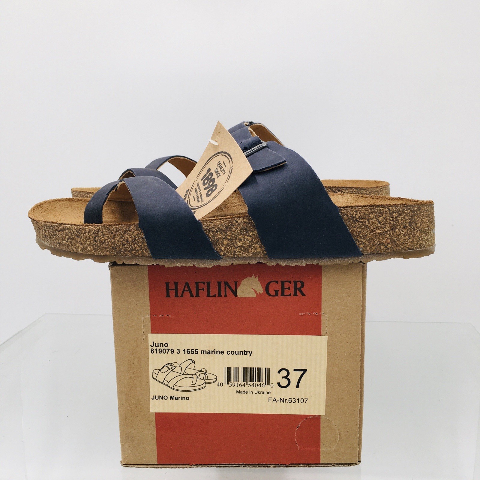 Haflinger – Juno – Marino Leather Sandals Women’s Size EU 37 US 6 M
