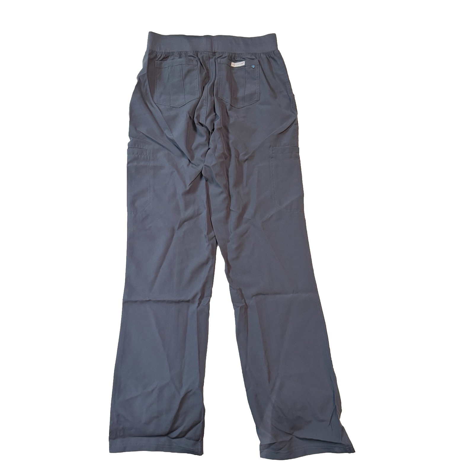 Med Couture Yoga Quick Dry Stretch Women’s Scrub Pants -Small (tall)- Pewter