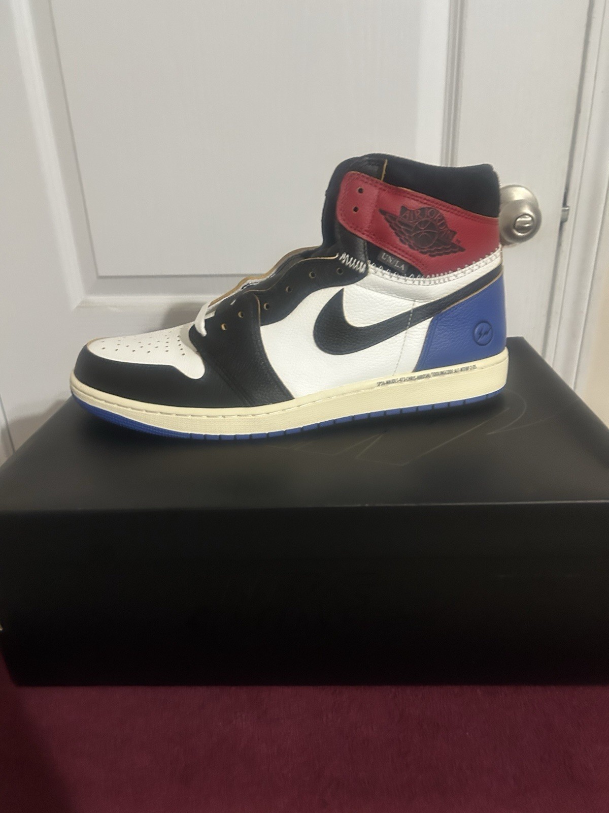Size 14 – Fragment Design x Union LA x Air Jordan 1 Retro OG High Varsity Red