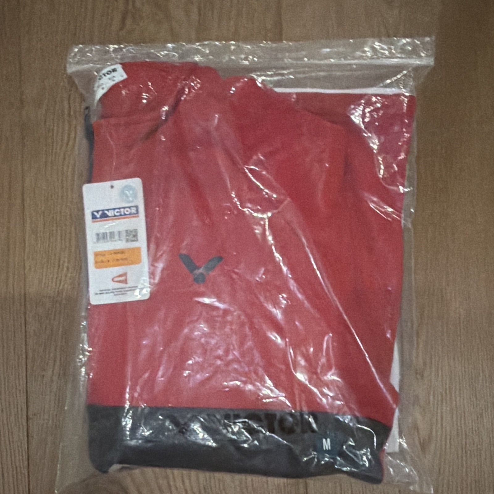 Victor BWF Men’s Colorblock Track Jacket Full Zip Pockets Fleece M