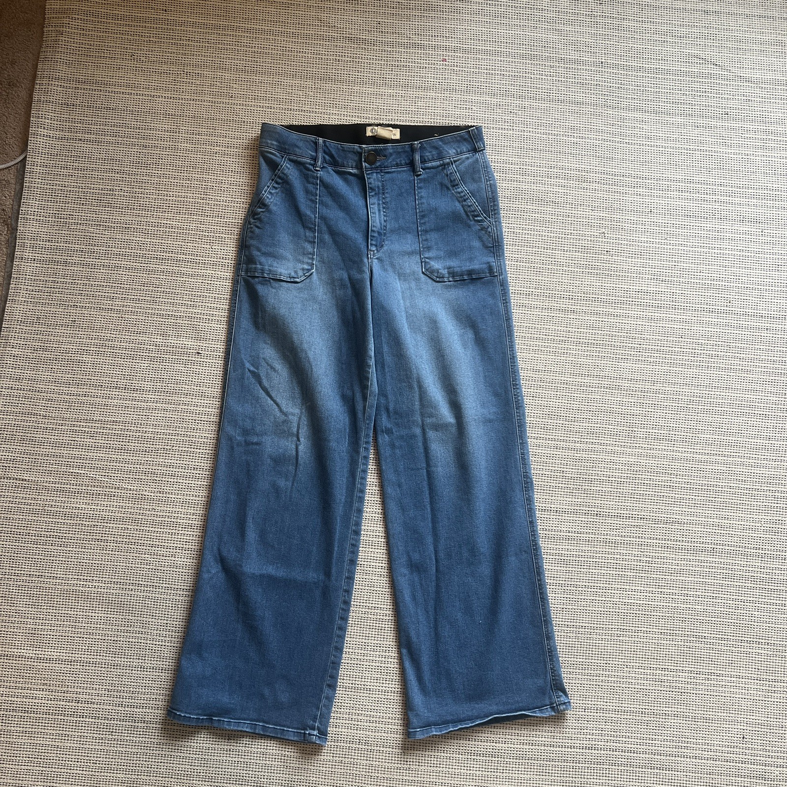 Democracy Jeans 12 Ab Technology Wide Leg High Rise Stretch Comfort