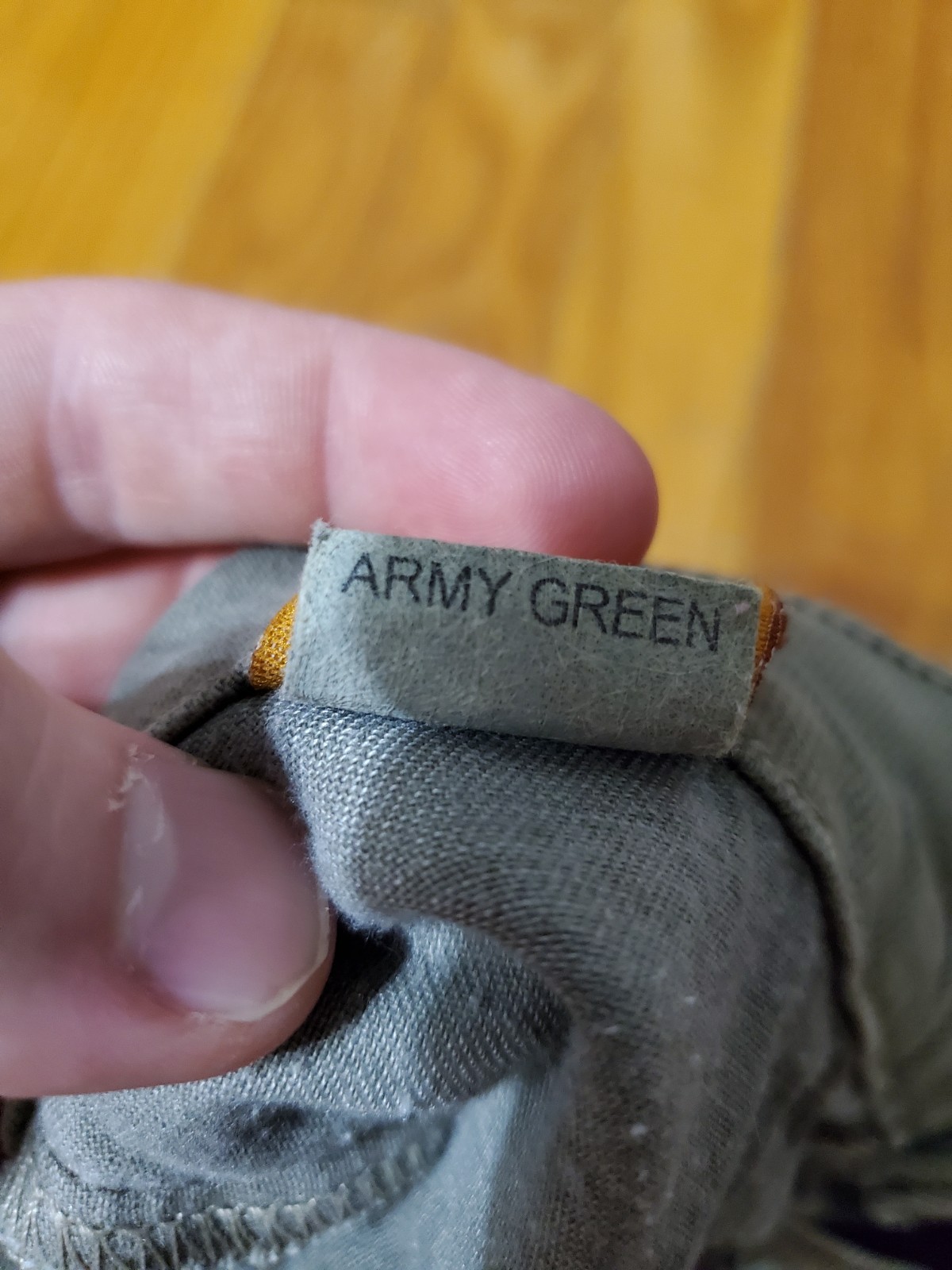 James Jeans Preserved Denim Boot Size 28 Women’s Army Green 31″ Waist USA Made