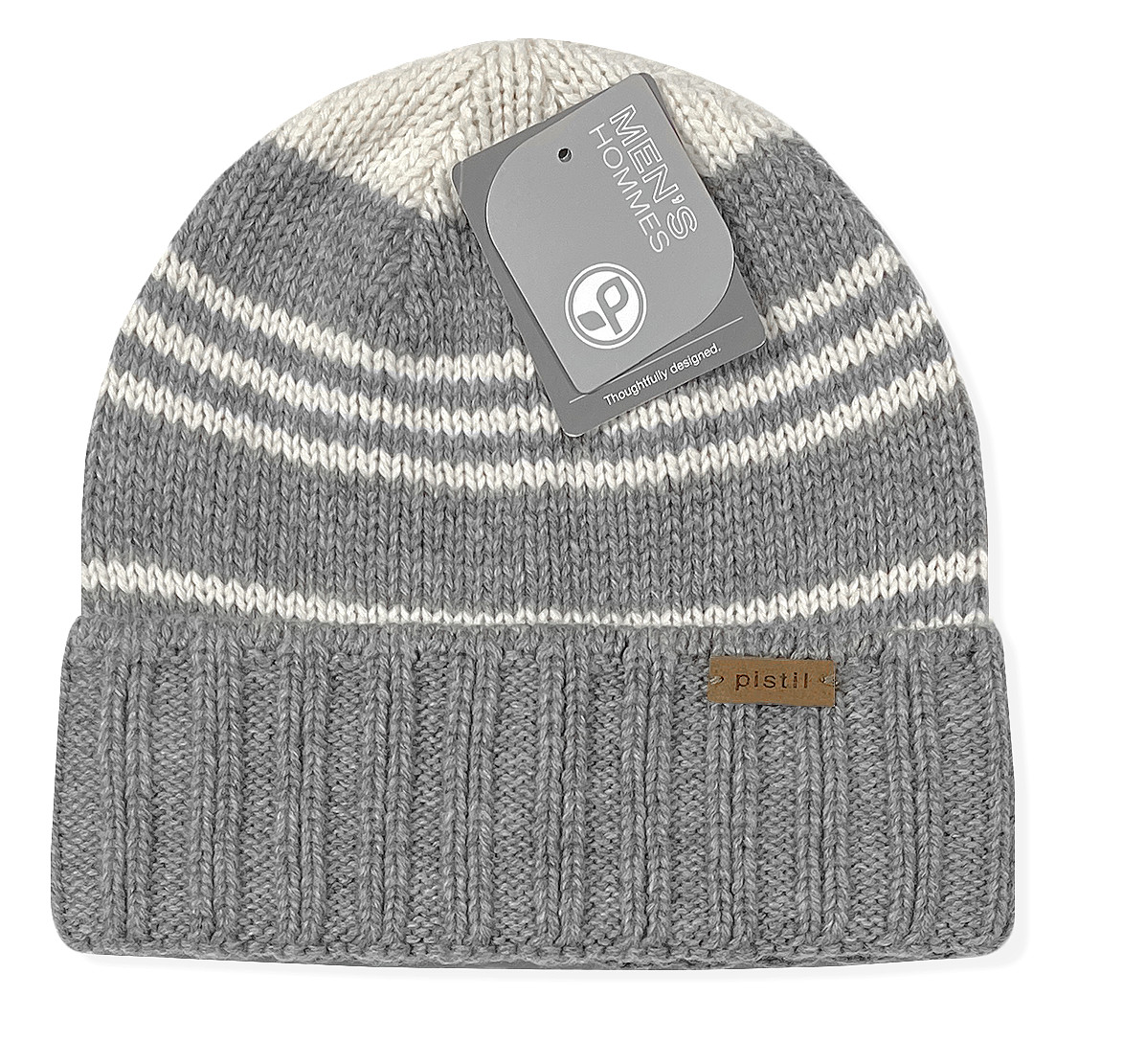 Pistil Perch Beanie – NWT Mens Dove / Cream One Size – #45238-E3