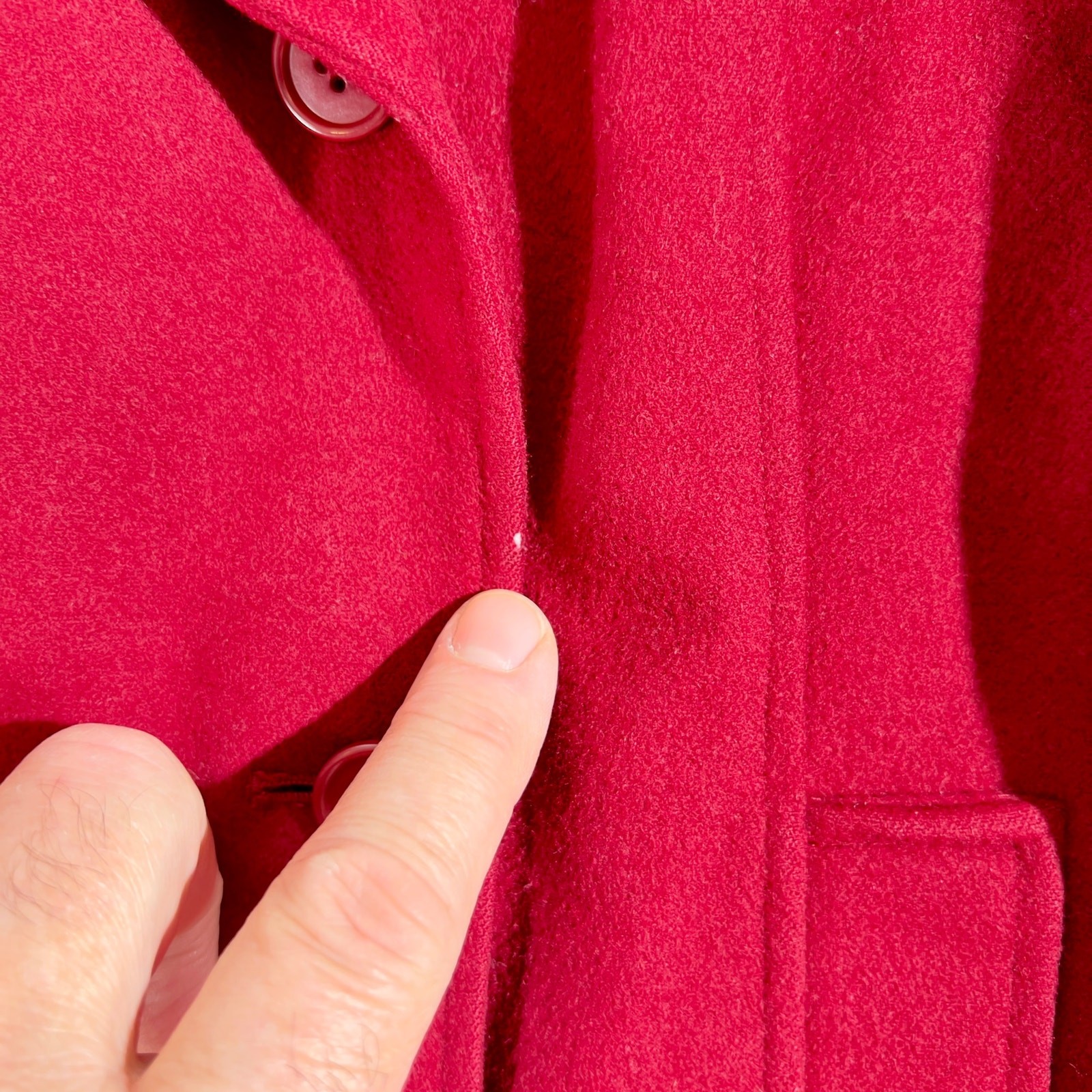Blazer Coat Emanual Ungaro Woman 10 90% Wool 10% Cashmere 3 Button Dble Breasted