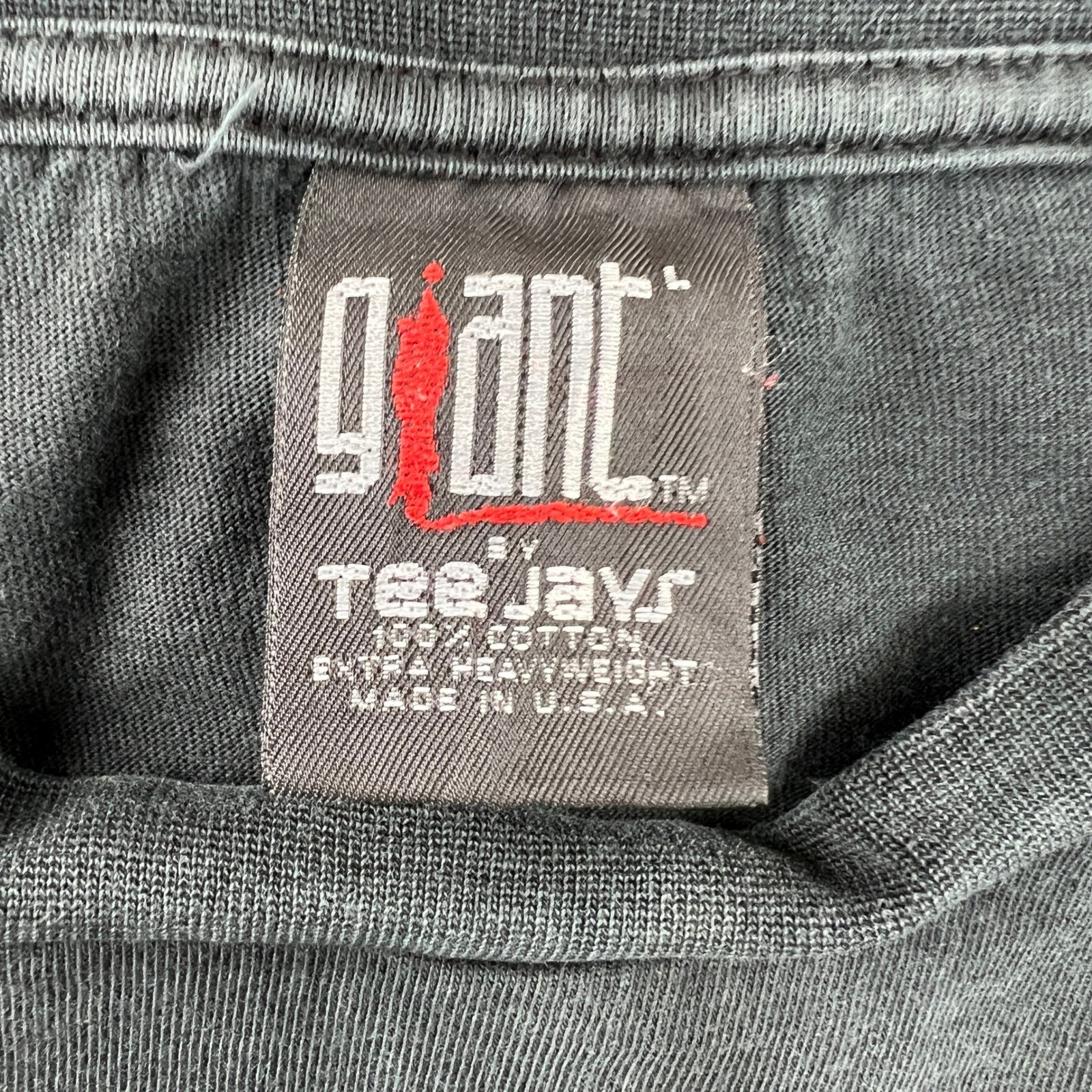 Pearl Jam VTG 90s Long Sleeve Band Tee L Faded Black 2-Sided Made USA Grunge