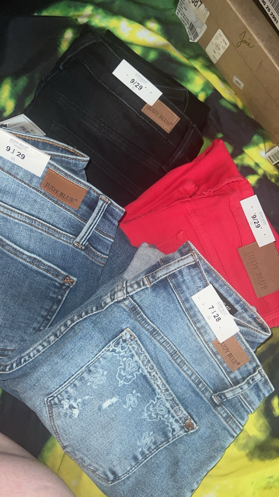 Judy Blue Jeans Lot Of 4 Size 9