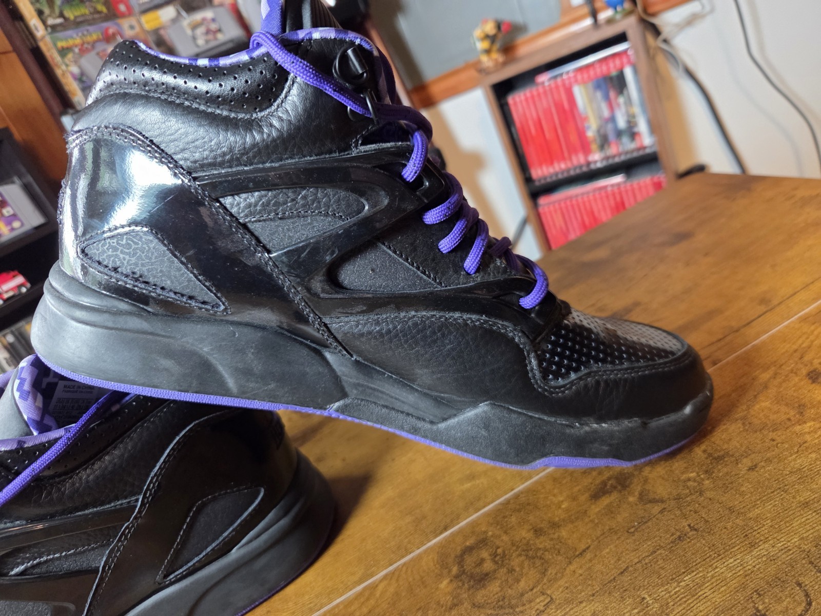 Reebok Pump Omni Lite Digital Camo Black/Purple Rare Retro Twilight size 11.5
