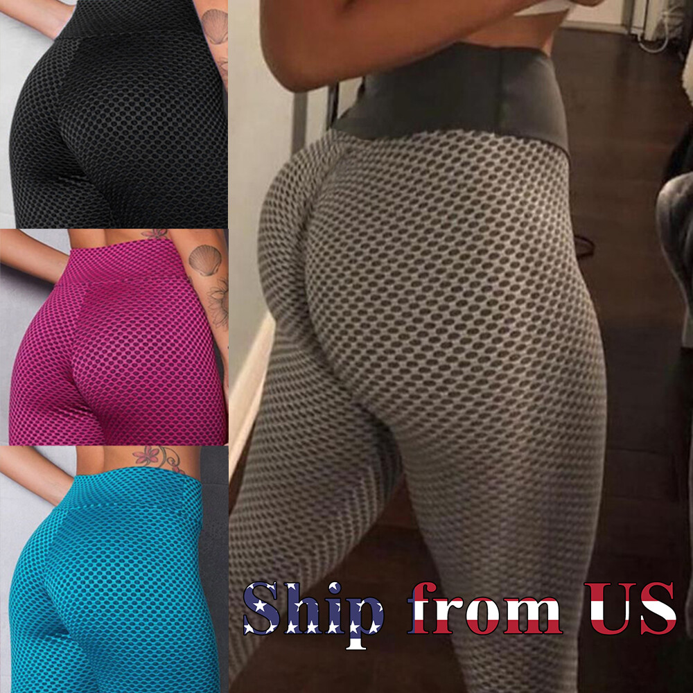 Women Fitness Leggings Push Up Sport Running Yoga Gym Pants Workout Trousers Dot