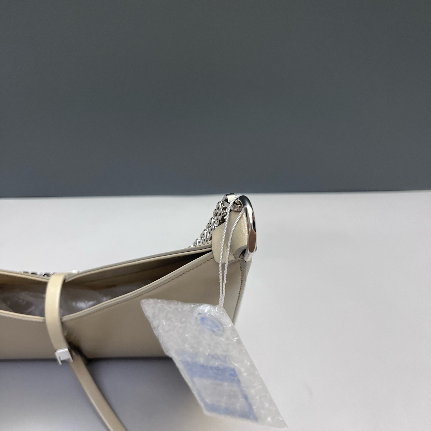 Authentic Givenchy Cut-out Cowhide Leather Crossbody Khaki Silver-Tone eBay AG