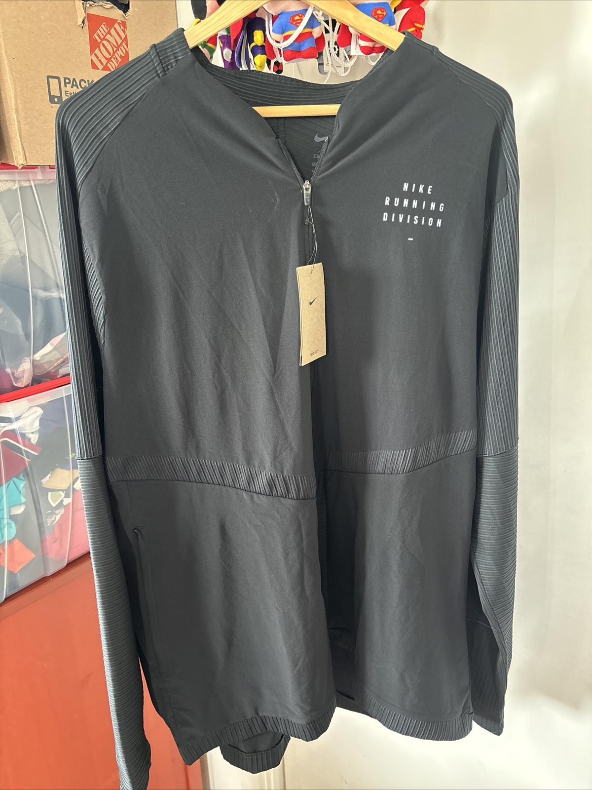 Nike Element Dri-FIT Full-Zip Running Top Blue DD4929-437 Men’s Size 2XL
