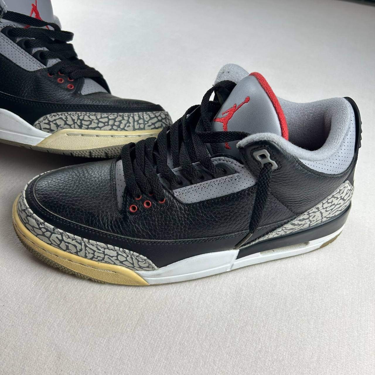 Air Jordan 3 Retro OG Mid Black Cement 2018 Sneaker Shoes Men’s 10.5 *NO BOX*
