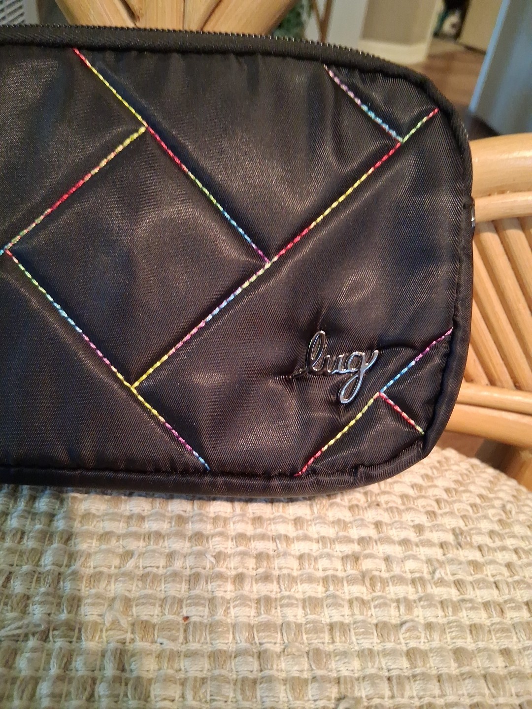 Lug Coupe SE without Strap Bag Resort Black Attaches to Belt 2 Zip Compartments