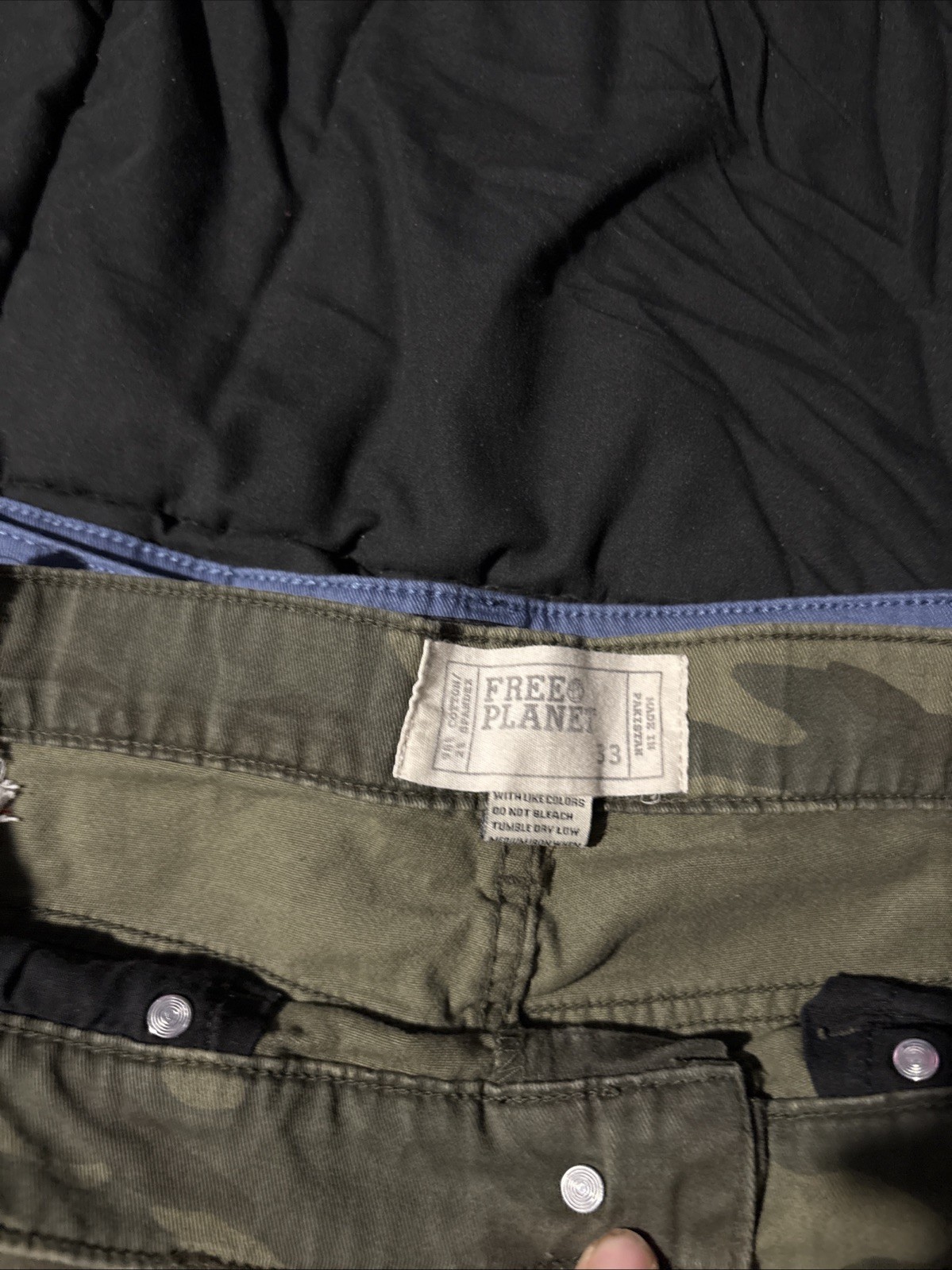 3 Pairs Of Used Cargo Shorts All Size 33 Lengths Are In Pictures