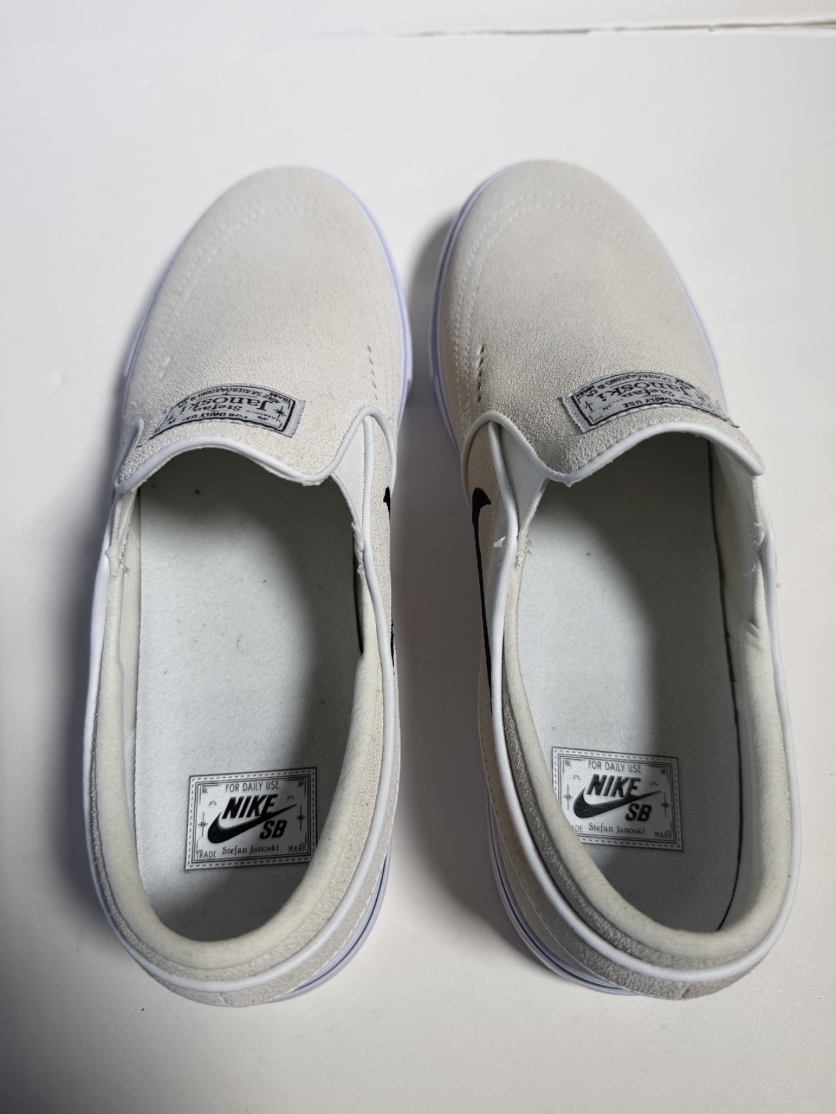 Nike SB Zoom Stefan Janoski Slip ‘Summit White Black Size 11 New