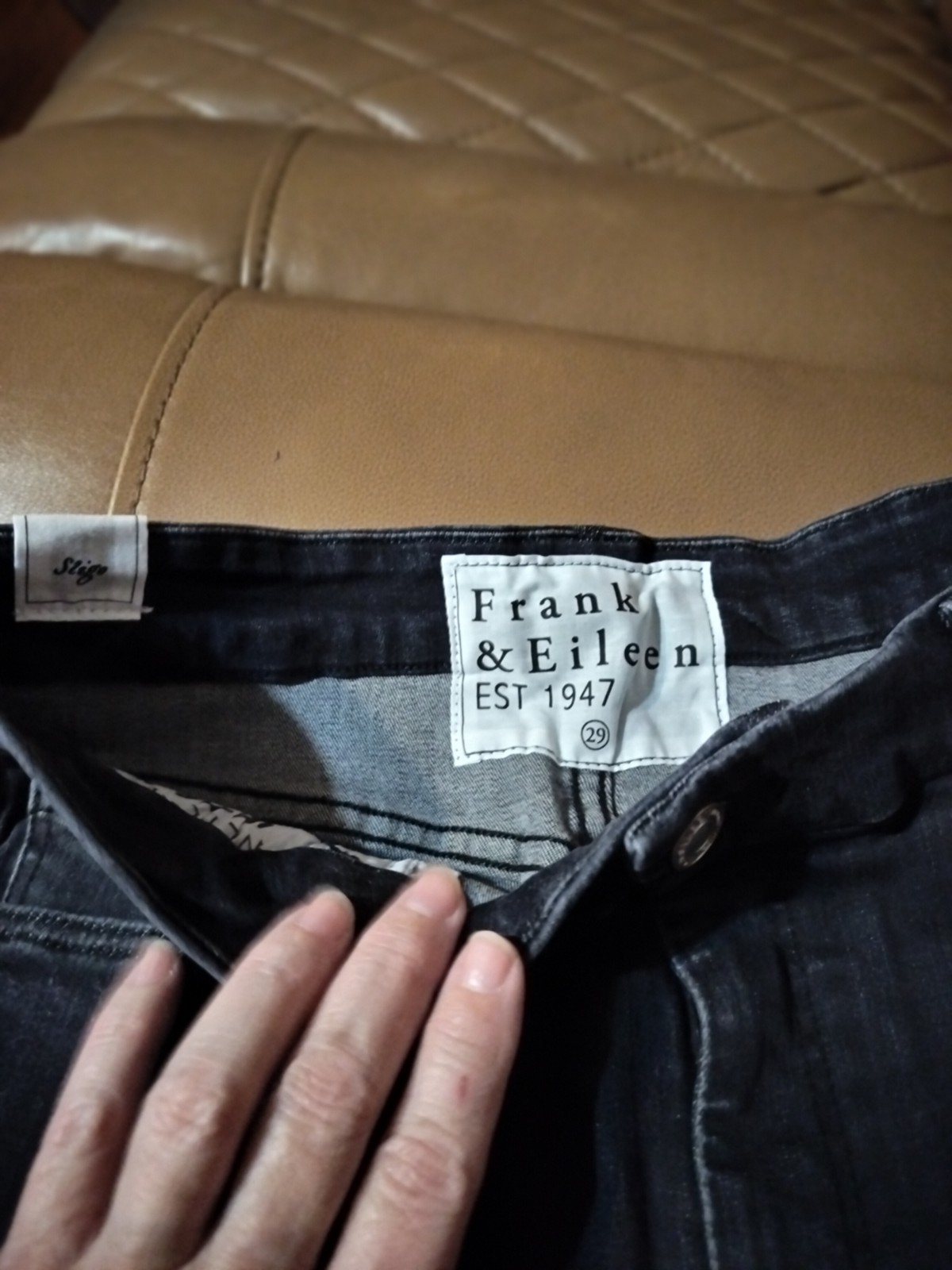 Frank & Eileen Black Washed Sligo 1991 Jeans Women’s 29